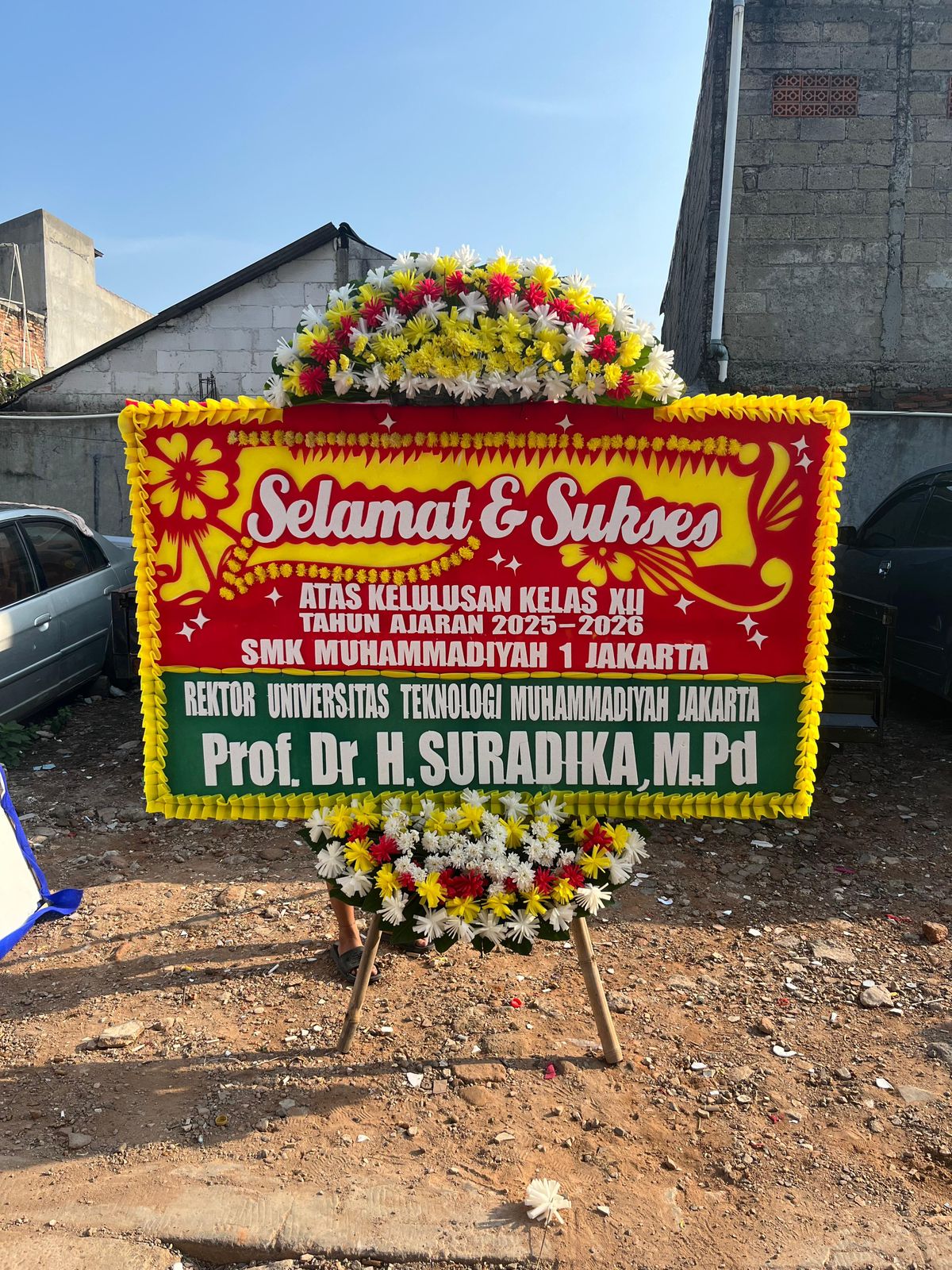 Karangan bunga 500k
